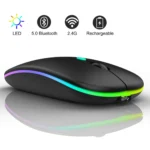 HP W10 Wireless RGB Bluetooth, Wireless, Rechargeable Slim Mouse - Image 4
