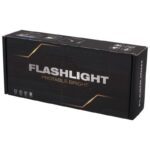 Portable LED flashlight, 3 light intensity modes, USB,