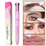 Eye ShadowLiner Combination 4 In 1 Makeup Pen Multifunctional Cosmetics Ballpoint Pens Waterproof Eyeliner Eyebrow Pencil Long lasting Highlighter Stick - Image 4