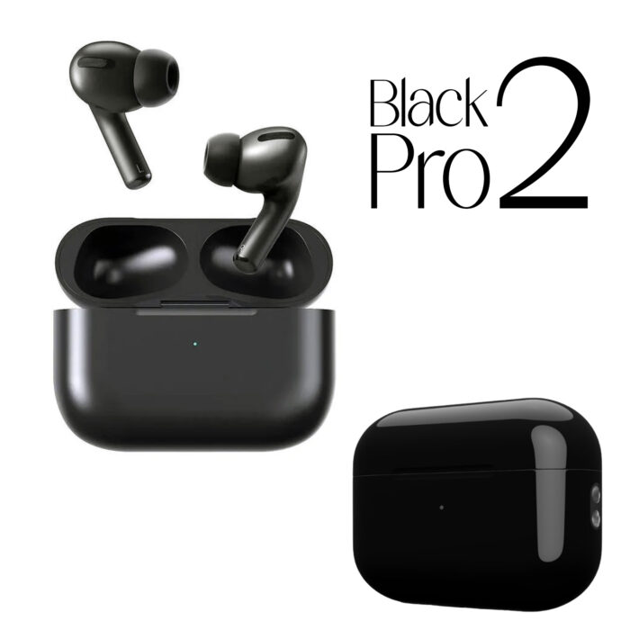 Black Apple Airpods Pro 2 Hengxuan (high Copy With Popup Msg/locate In Find My Iphone) Black - Image 1