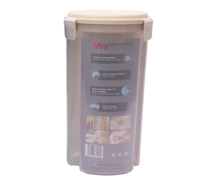 Marshal Storage Jar - 3 In 1 Jar - 3 Portion storage jar (2200 ml) (Random color) - Image 8