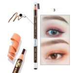 12 Pcs Waterproof Sweat-proof Eyebrow Pencil Non Smudge Long Lasting (Random Color)