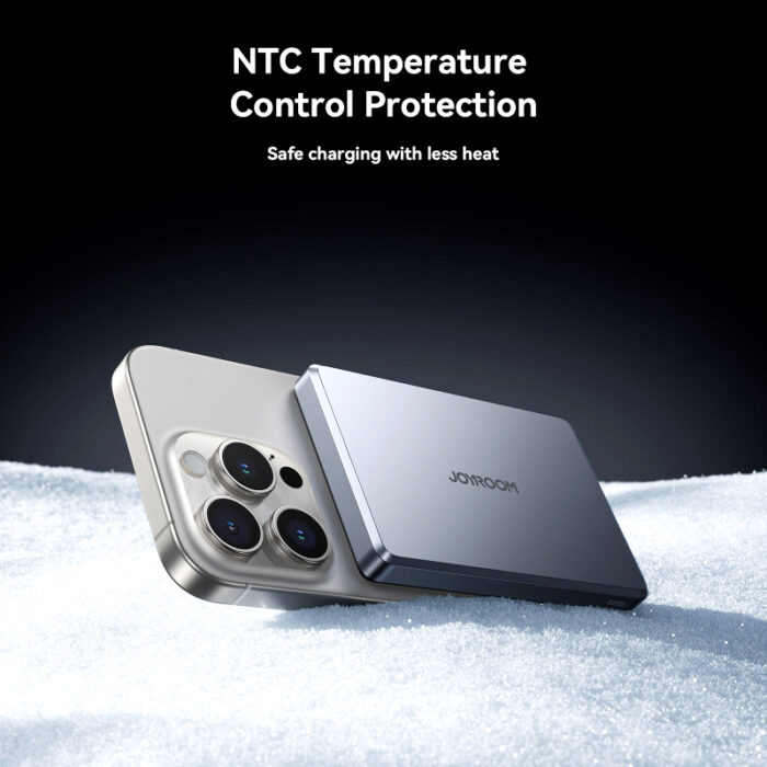 Joyroom JR-PBM08 Pro 10000mAh Magnetic Wireless Power Bank with 20W Fast Charging, Ultra-Slim Metal Design, USB-C and Lightning Input - Image 6