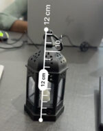 Antique Black candle lamp Atmosphere Decoration Creative Gift Hexagonal Wind Lamp Candle Lamp Led Wind Lamp Portable Small Horse Lamp - Image 2