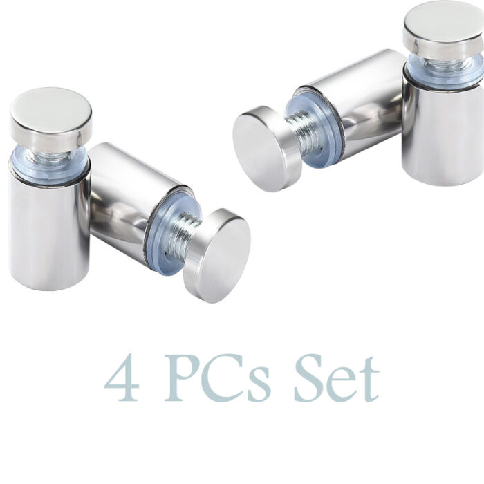 4 PCs 25x12MM Stainless Steel Standoff Screws Wall Sign Holder - Image 1
