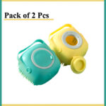 Set of 2 Soft Silicone Massage Bath Brushes with Soap Dispenser and Easy-Clean Design - Image 9