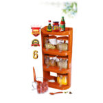 Pretty Neat 4 Tier New Vertical Style Spice Rack 6 PCs Set