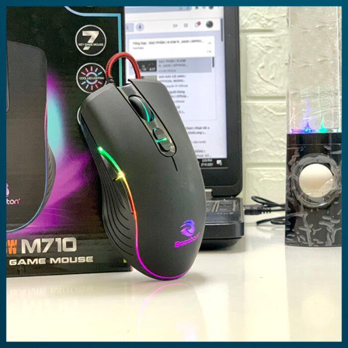 M710 Shadow High-End Optical RGB 3200Dpi Competitive Gaming Mouse - Image 1