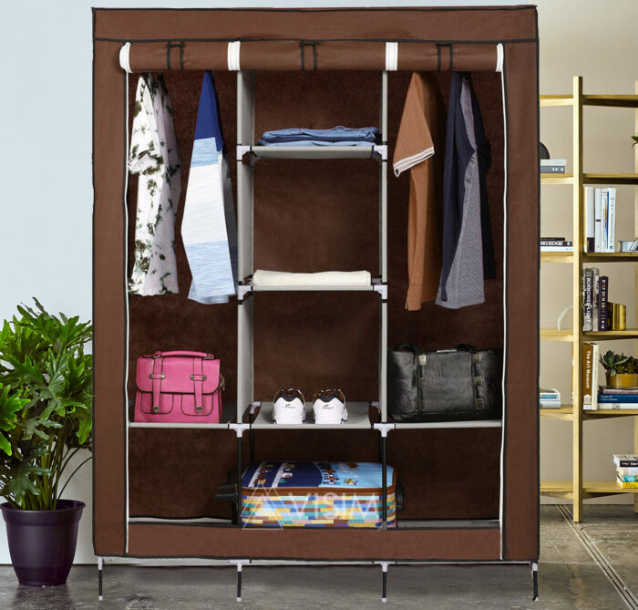 126850763_images_14266872967.jpg 3 Layer Storage Wardrobe Model 88130 Shelf Rack Fancy And Foldable - Image 1