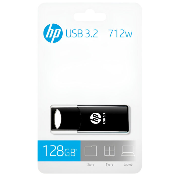 HP 712w Flash Drive – Compact, Capless Design with 32GB, 64GB, or 128GB Capacity - Image 7