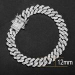 Sophisticated Men’s Luxury Highly Polished Silver-Plated Bold Cuban Link Chain Bracelet - Image 11