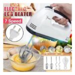 DH-133 Scarlett Multifunctional 7 Speed Mini Mixer Electric Food Blender Scarlett Handheld Mixer Egg Beater Automatic Cream Food Cake Baking Dough Mixer - Image 9