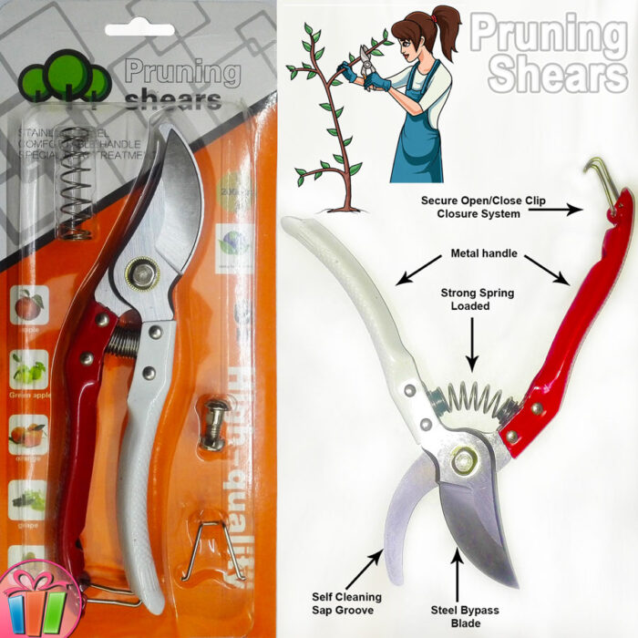 Incisive Pruning Shears Carbon Steel Garden Labor Saving Garden Scissors Clippers - Image 2