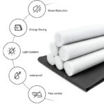 Pack of 4pcs Good Quality 30mm Thickness 39 Inches Wide Door Bottom Sealing Strip Guard - Image 5