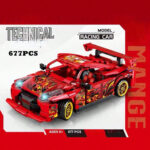 Creative 677Pcs Technical Building Realistic Model Racing Car Toy
