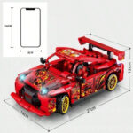 Creative 677Pcs Technical Building Realistic Model Racing Car Toy - Image 5