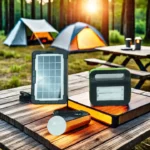 Solar Powered Light System Flashlight, Emergency Mobile Power Bank, Wireless Power Supply System for Travel Camping hiking (random color) - Image 7