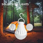 Solar Powered Light System Flashlight, Emergency Mobile Power Bank, Wireless Power Supply System for Travel Camping hiking (random color) - Image 5