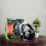 K3 Super Bass Comfortable Wear E-Sports RGB Gaming Wired Headset - Image 4