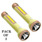 Pack of 2 SD-8639 Mini 2-in-1 COB+LED Dual Modes Super Bright Rechargeable Flashlight - Image 12