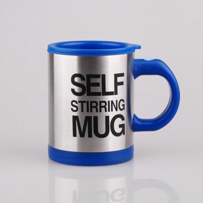 Coffee Mug Creative Stainless Steel Self Stirring With Lid Automatic Mixing Lazy Insulated Cup - Image 6