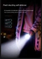 Mini Flashlight Flash Super Power Waterproof Camping Light / Pocket Flashlight with Clip USB Rechargeable Powerful Flashlight - Image 4