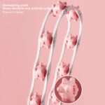 Multifunctional Bump Ball Full body massager | Muscle Relaxation Body Massage 8 Balls Ergonomic Handle Roller (Random color) - Image 3