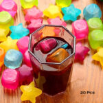 2 Packs Of 10 PCs Reusable Multi-Shaped Silicone Ice Cubes - Image 3