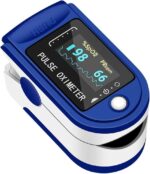Decdeal Oled Display Fingertip Oximeter B-Lood Oxygen Pulse Rate Monitor Portable Family Travel Oximeter