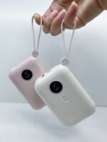 P11 Power Bank in Mini Size with Charging Cable 10000mAh (Random Color) - Image 2