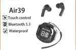 Air 39 Earbuds - Air 39 Transparent Earbuds - Air 39 Original Earbuds - High Quality Sound - Bluetooth 5.3 - Accurate right Left - Super Bass - Super Sound - HD Calling - ENC technology (Random Color) - Image 2