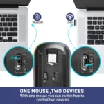 HP W10 Wireless RGB Bluetooth, Wireless, Rechargeable Slim Mouse - Image 5