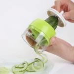 4in1 Vegetable Spiral Cutter / BPA-Free ABS plastic materials and 304 stainless steel blades - Image 4