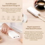 High-Capacity 20000mAh Portable Fast Charging Powerbank With Dual USB Outputs - Image 2