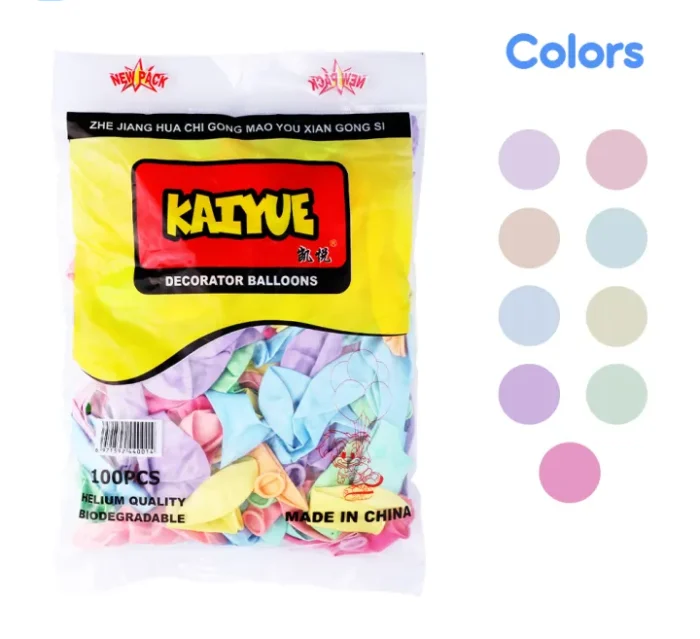 BALLOONS l BIRTHDAY, BABY SHOWER, AQIQAH PARTY DECORATIONS (Random Color) - Image 4