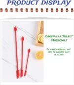 3 pcs Mini Silicone Telescopic Spatula and Scooping Spoon, Mini Makeup Spatula , Heat-resistant Silicone Spatula Sets for Cooking, Cosmetics - Image 6
