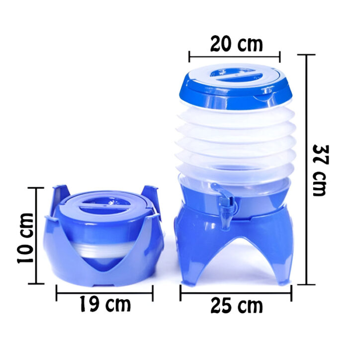 3.5-Liter Mini Portable Manual Foldable Multi-Purpose Beverage Dispenser - Image 4