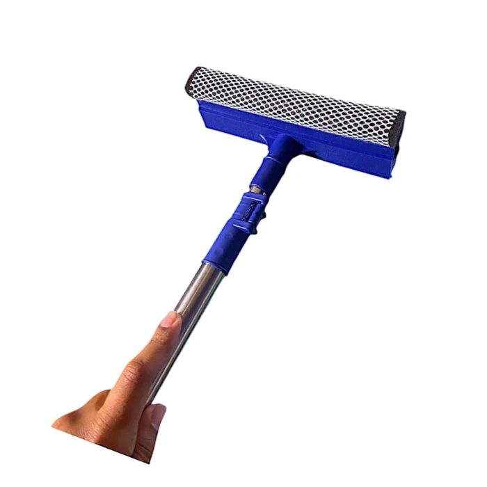 2-in-1 Window Squeegee with Telescopic Handle – Multi-Function Glass Cleaning Tool for Home & Office - Image 1