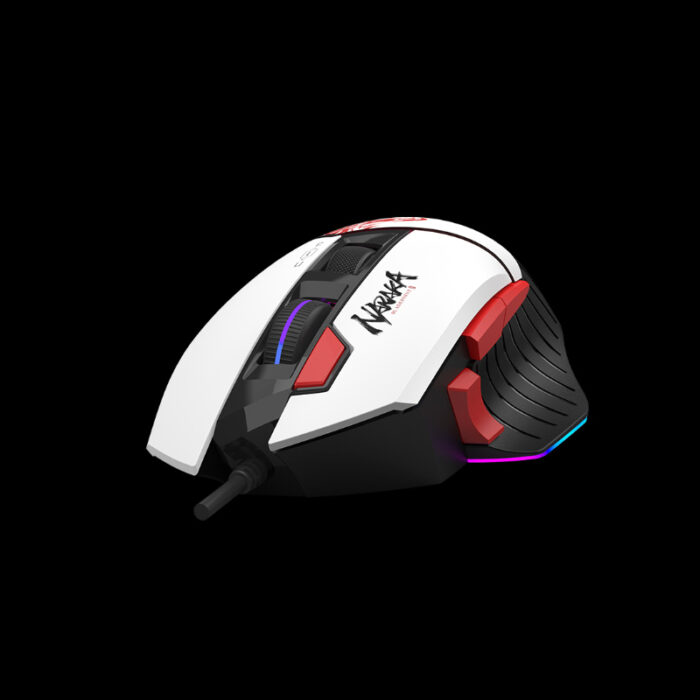 W95 Max Naraka 12000 CPI Ultra Core 3 & 4 Activated Extra Fire RGB Gaming Wired Mouse - Image 4