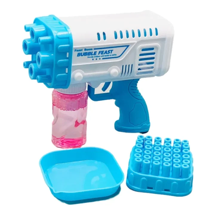 36 / 8 hole bazooka bubble Water gun | Bazooka Water Bubble Gun Toy for Kids, toddlers | Out door Fun Water Spray Gun (Random color) - Image 2