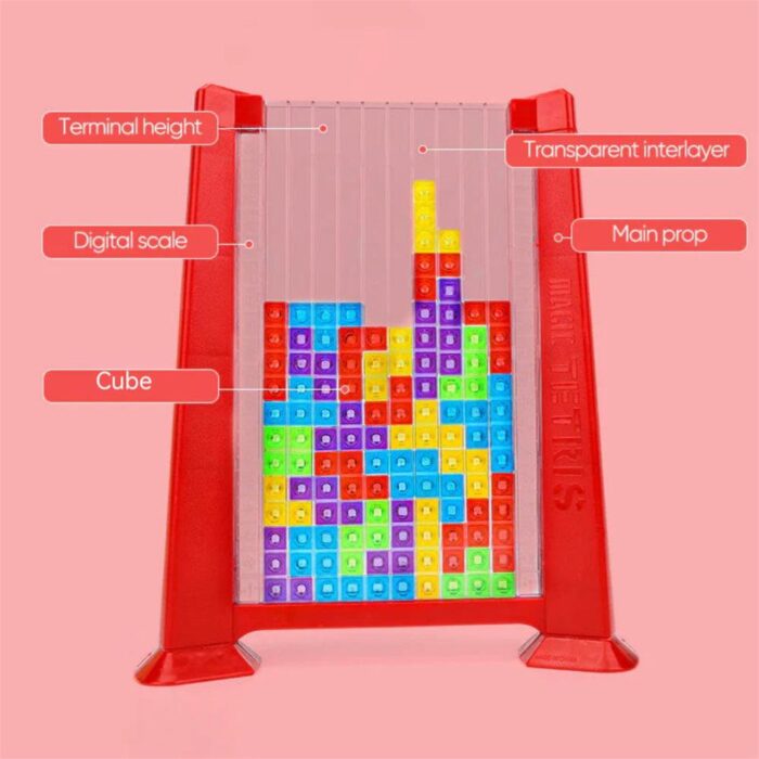 Color Pattern Block Mind Game Challenge | Kids Educational Toy Building Blocks | Kids Educational Toy Building Blocks | Tetris Learning Toy for Children, Tetris Game Children (Random colors) - Image 7