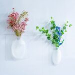 4 PCs Sticky Vase Wall Mounted Plant Holder Decorative Flower Display Vase Wall Decor - Image 8