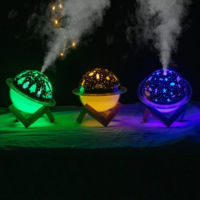 250-ml-usb-mini-humidifier-led-colorful_description-20.jpg Projection Lamp Air Humidifier Aromatherapy Diffuser For Kid Room Ultrasonic - Image 1