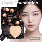 High Coverage Liquid Foundation imported Face Moisturizing Liquid Cover Concealer Long-Lasting,(Mushroom Shape) (Only fair shade ) - Image 5