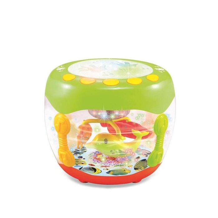 Musical Toy Drum Flash Drum For Kids Battery Operated - Image 1