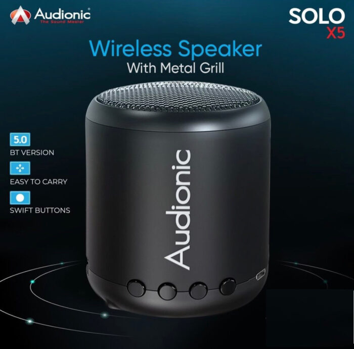 26c43be3975c26aec54beeeab38e84f3.jpg SOLO X5 Portable Wireless Bluetooth Rechargeable Speaker - Image 1