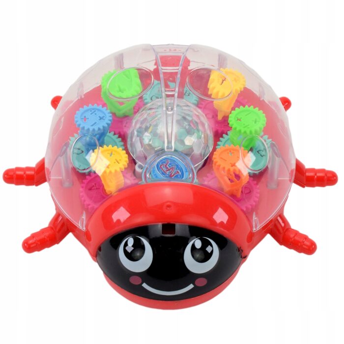 Battery Operated Rotating Gear Ladybug Toy With Lights And Music - Image 5