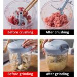 5 Blades Manual Vegetable Chopper Cutter Hand Pull Food Chopper (random color) - Image 5
