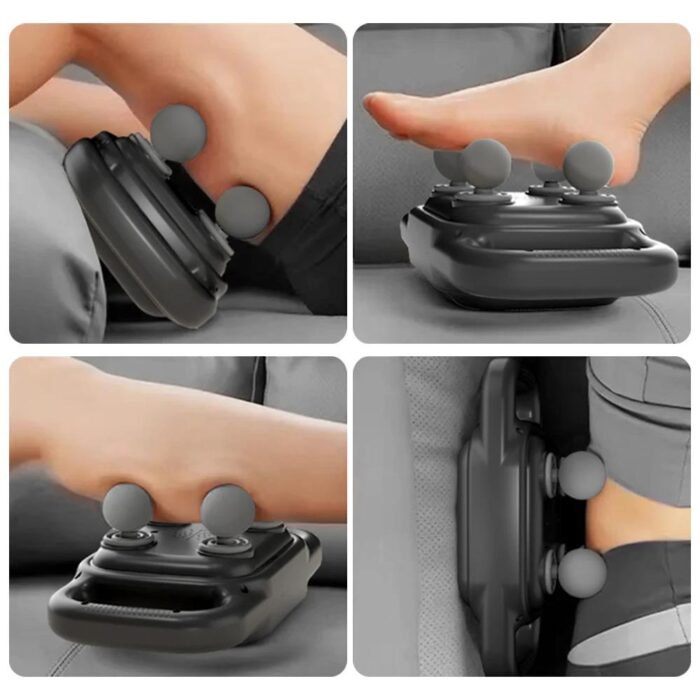 Blue idea Deep Tissue Massage Gun with 4 Heads - Muscle Massager for Back, Neck, and Body Pain Relief Rechargeable - BLD-330 - Image 10