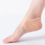 Set Of 4 Pairs Silicone Gel Moisturizing Heel Socks -Unisex Foot Protectors With Shoe Cushion For Cracked Heel Pain Relief - Image 3